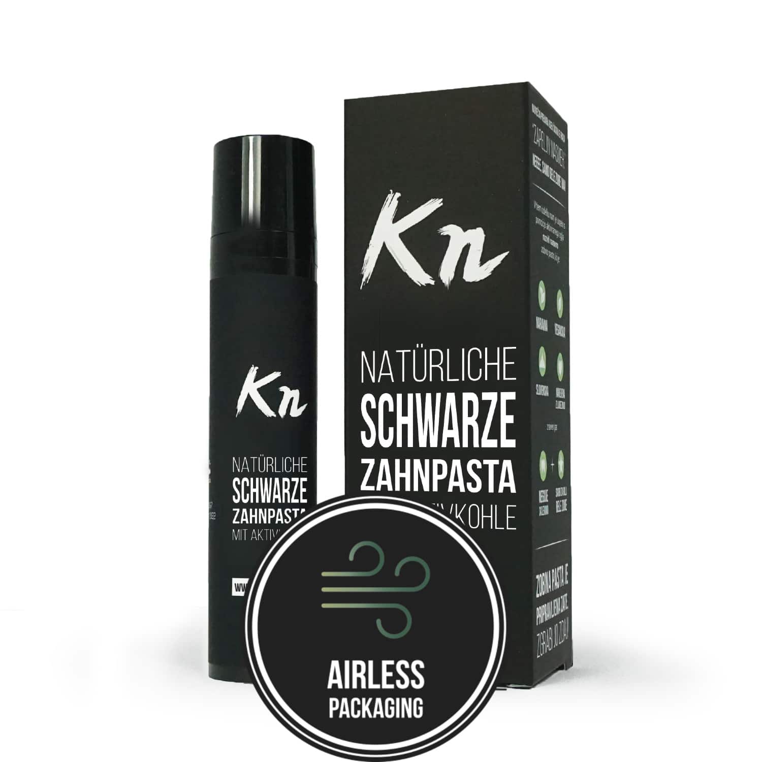 Natura Siberica Schwarze Zahnpasta – Mit Aktivkohle & Meersalz, Sanft Aufhellend, 100 G